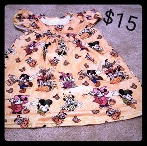 Euc halloween mickey twirl dress 2T